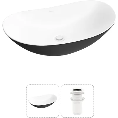 , Акционный набор 2 в 1 Carefree Dove накладная раковина 60x36 см (состоит из 33290 Wellsee 20212323R