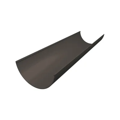 Английский желоб GrandLine ПВХ, 3 м, графит RAL 7024 254857