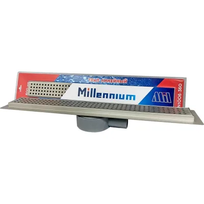 Душевой Трап (лоток) Millennium нерж. сталь, поворотн., комбинир.затвор, 50см CUBE TLN0405-360 УТ000044752