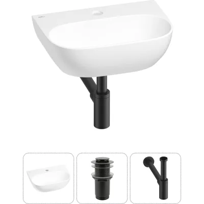Мини-раковина для ванной комнаты или туалета Wellsee WC Area в наборе 3 в 1 20212190R