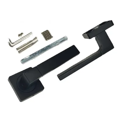 Ручка на раздельном основании BASARA r06.081 mbp (white box, no logo, 110 кв. черный матовый) 40073