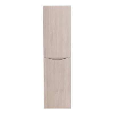Подвесной шкаф BelBagno FLY-MARINO с двумя распашными дверцами с доводчиками, с двумя полками, левост-ний, Rovere grigio, 400x300x1500, FLY-MARINO-1500-2A-SC-RG-P-L