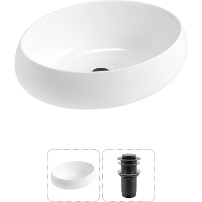 Комплект 2 в 1 Lavinia Boho Bathroom Sink накладная раковина 46x31 см (состоит из 3331108 20215064R