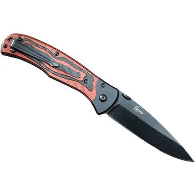 Складной нож Kizlyar Supreme Prime cталь D2, Black Titanium, рукоять из G10 4650065056014