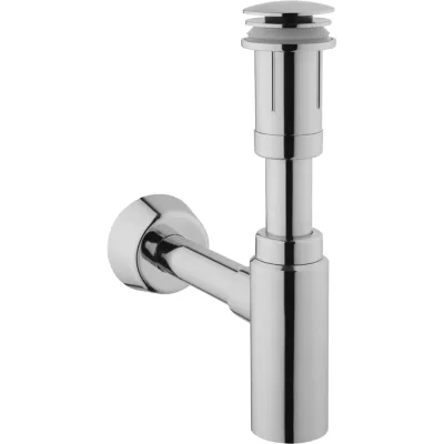 Сифон для раковины+донный клапан Vitra хром A45154