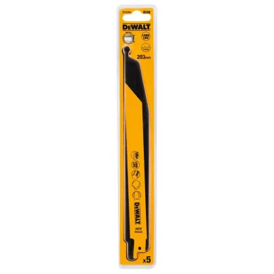 Полотно DEWALT DT2354, по металлу для сабельных пил биметаллическое, BiM, 203 x 1.4 мм, S1022EF, 5 шт DT2354-QZ