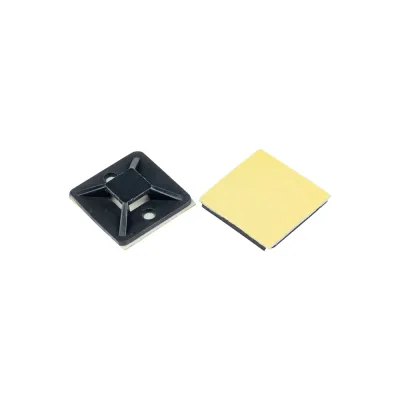 Самоклеящаяся площадка EKF черная 40х40 мм, 100 шт. plc-40x40-b