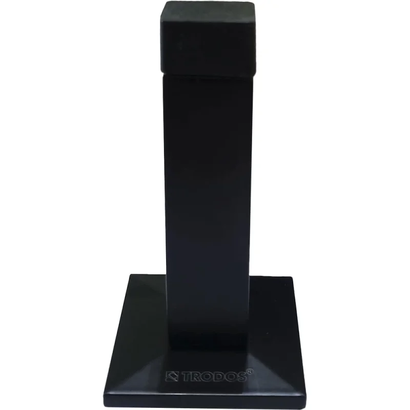 Упор дверной Trodos D75 L75, черный матовый, хедер 206092