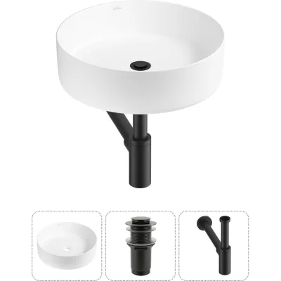 Набор Wellsee 3 в 1 Coax накладная раковина 40x40 см 20213948R