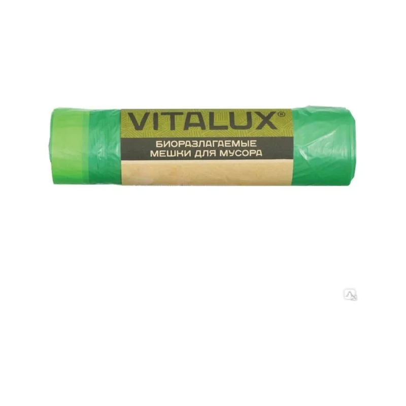 Мешки для мусора зеленые с тесьмой VitaLux БИО (20 шт; 60 л; 75х60 см; 14 мкм) Концепция Быта 1251