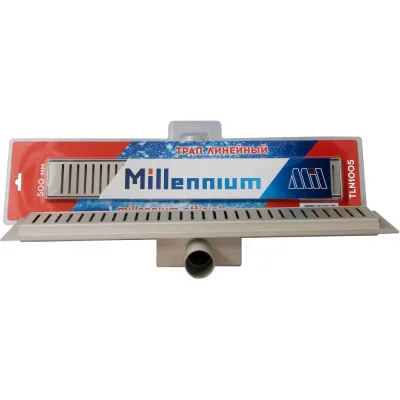 Душевой Трап (лоток) Millennium нерж. сталь, комбинир.затвор, 70см STICK TLN1007 УТ000044766