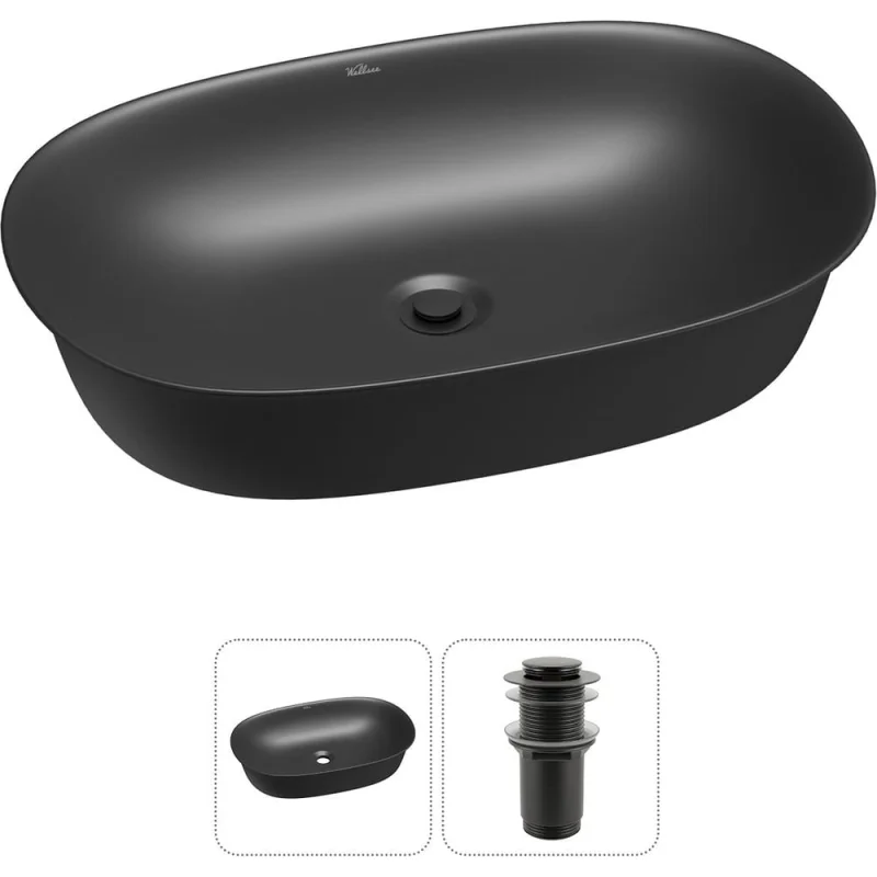 Набор Wellsee 2 в 1 Brillant iCon накладная раковина 60x40 см 20214660R