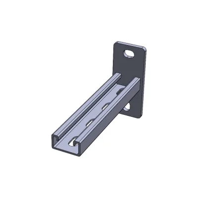Настенный кронштейн CABLIDERTRAYS Strut (41х21х2,5) основание (120х50х4/6) 200мм НКС1(вн)-200