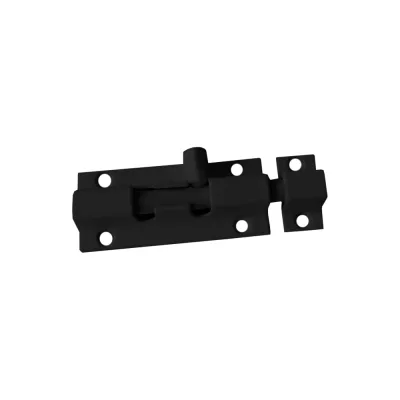 Шпингалет Trodos ZY-710C без пружины L70, черный матовый 205063