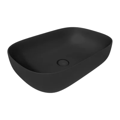 Раковина Teymi Solli 60 artceramic, накладная, Черная Матовая T50397 ЦБ-00269468