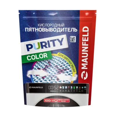 Кислородный пятновыводитель для цветных вещей MAUNFELD COLOR Purity MSC1000G