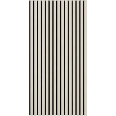 Акустическая панель Cosca Decor черный войлок, 1200x600x21 мм, шпон дуб клэр светлый 00-00078914