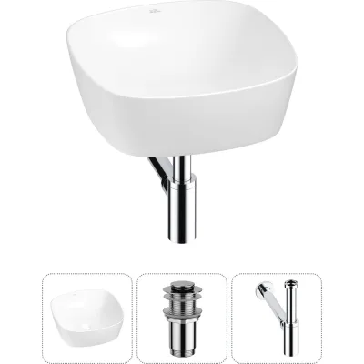 Набор Wellsee 3 в 1 Ground Breaking накладная раковина 40x40 см 20212129R