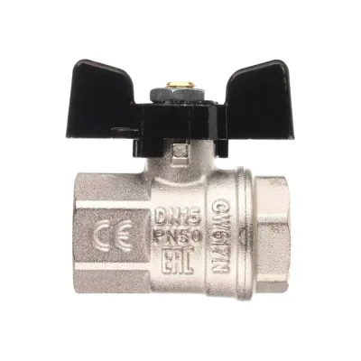 Кран шаровой СаМат Плюс д=25 б г/г (1 шт) SanT-2782