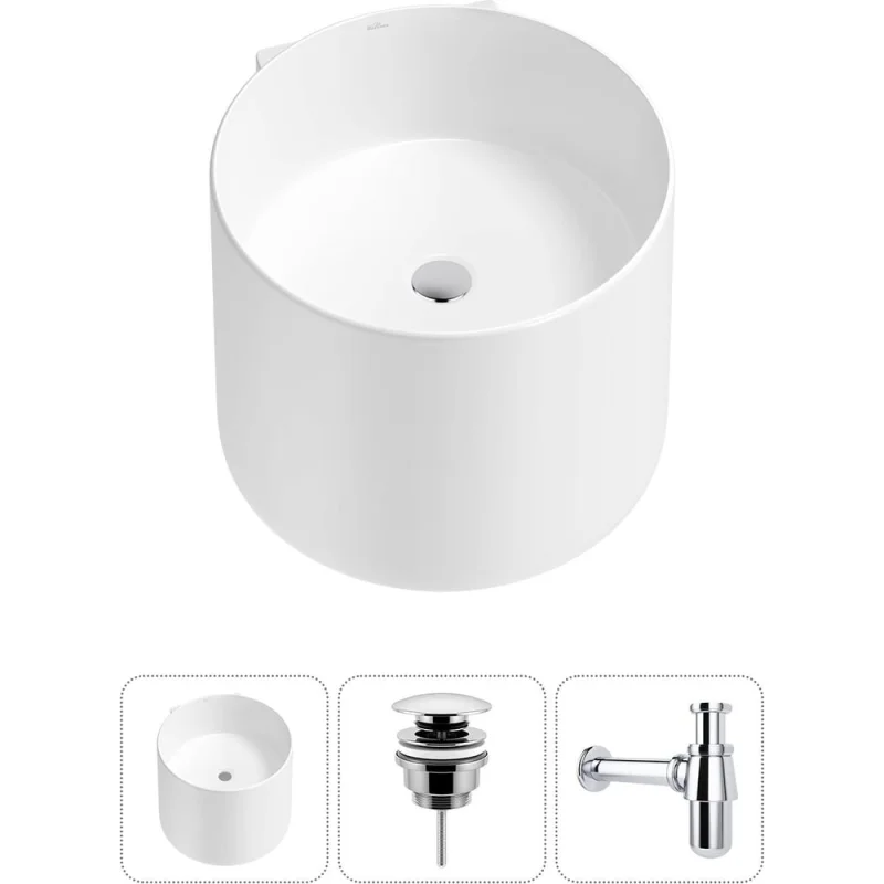 Набор Wellsee 3 в 1 M1 Limited Edition подвесная раковина 45x45 см 20213846R