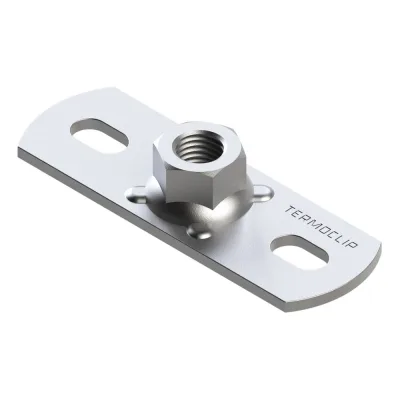 Пластина опорная для высоких нагрузок Termoclip TBP H 4F2 M12 Hdg (12 шт/кор) 9124106-212