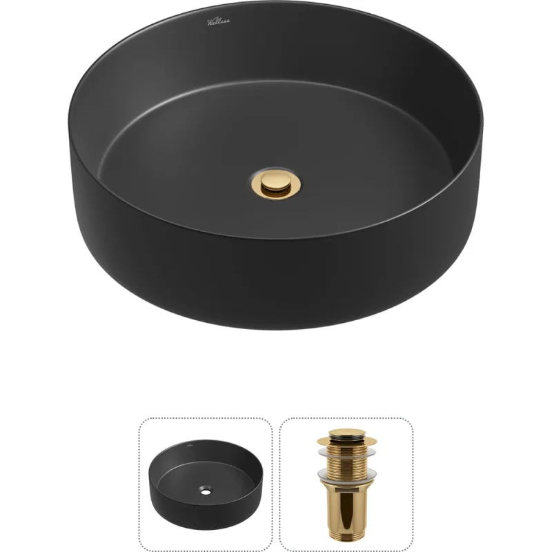 Акционный набор Wellsee 2 в Coax накладная раковина 36x36 см 20213973R