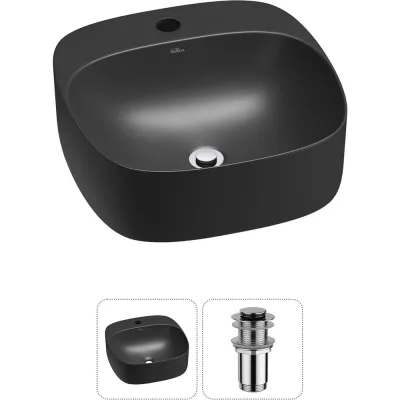 Набор Wellsee 2 в 1 Ideal накладная раковина 42x42 см 20214143R