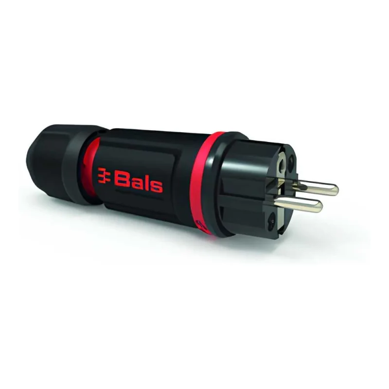 ΠΠΈΠ»ΠΊΠ° Bals Schuko 16A 3ΠΏ(2P+E) 250Π, IP54 ΠΊΡΠ°ΡΠ½ΡΠΉ MULTI-GRIP 7373-1