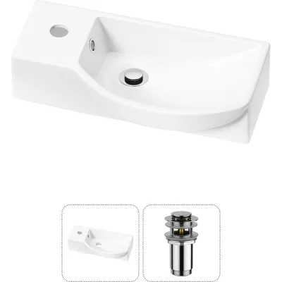 Комплект 2 в 1 Lavinia Boho Bathroom Sink накладная/подвесная раковина 45x24 см 20216077R