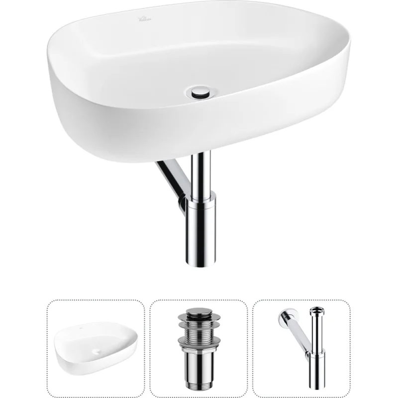 Набор Wellsee 3 в 1 Belle Spa 3.0 накладная раковина 55x40 см 20212721R