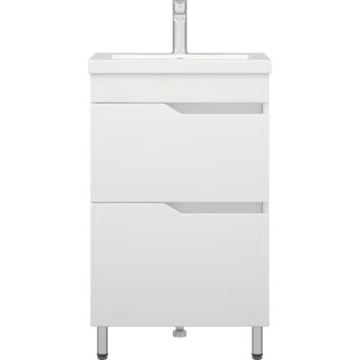 Тумба напольная Corozo Теона 50 Z2, белая, Сомо 50/ Стандарт 50/ Фостер 50 SD-00001511