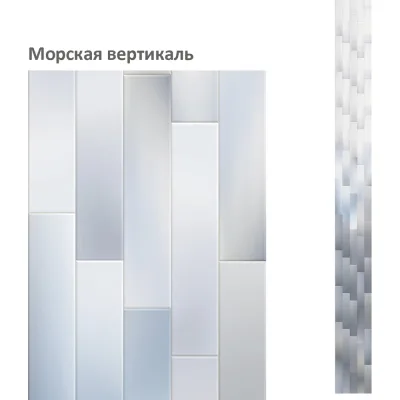Панель КронаПласт ПВХ Unique Морская вертикаль 12 шт УТ-00081030/12