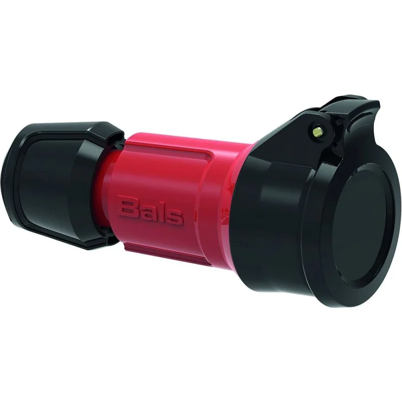 Розетка кабельная Bals Schuko 16A 3п(2P+PE) 250В, IP54 красный MULTI-GRIP 7489