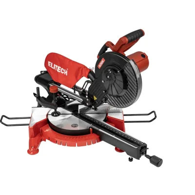 Пила торцовочно-усовочная Elitech ПТ 1825КУ (1800Вт, 255мм, рез 75х430) 207400