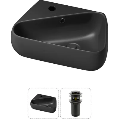 Комплект Wellsee 2 в 1 Lavinia Boho Bathroom Sink накладная/подвесная раковина 44x27 см 20216598R