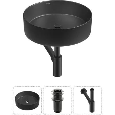 Набор Wellsee 3 в 1 Coax накладная раковина 36x36 см 20213975R