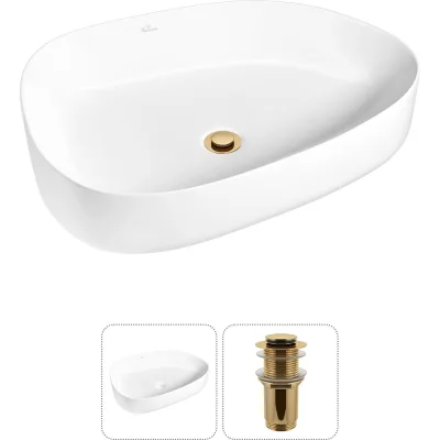 Набор Wellsee 2 в 1 Belle Spa 3.0 накладная раковина 55x40 см 20212719R