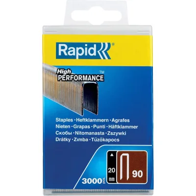 Закаленные Супертвердые узкие скобы для степлера Rapid тип 90 20 мм 3000 шт. 5000123