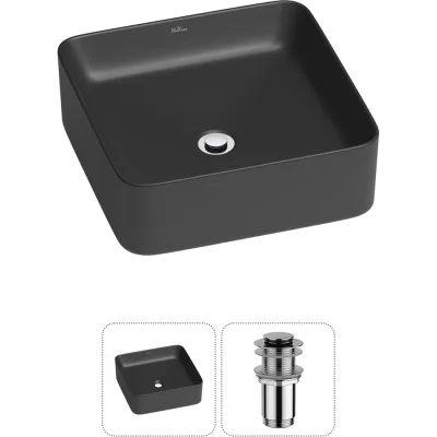 Набор Wellsee 2 в 1 Mint накладная раковина 37x37 см 20212465R