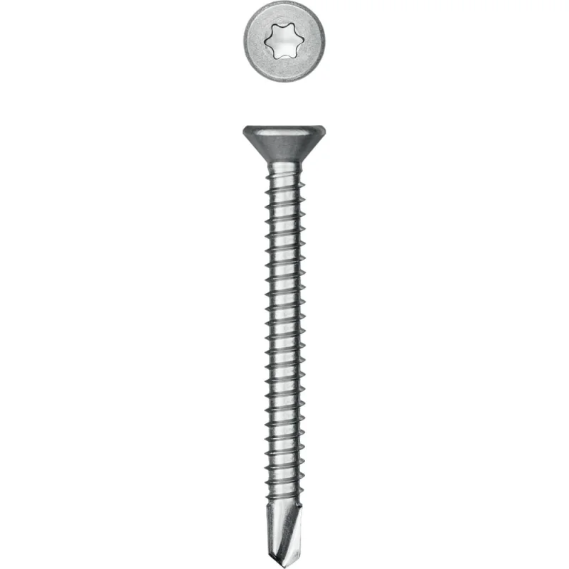 Нержавеющие саморезы KRAFTOOL DS-C с потайной головкой, 50x4.8 мм, 150 шт. 300932-48-050