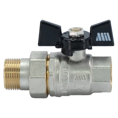 Кран с накидной гайкой "американка" Millennium 3/4" Внтр.-Нар. (Г/Ш) KVBNG3434, УТ000000799