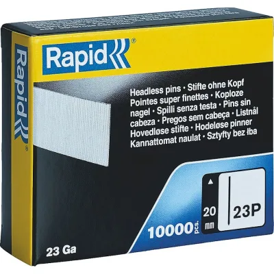 Закаленные супертвердые гвозди Rapid тип 23Р, 20 мм, 10000 шт. 5001359