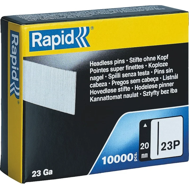 Закаленные супертвердые гвозди Rapid тип 23Р, 20 мм, 10000 шт. 5001359