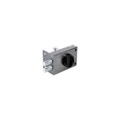 Накладной замок Marlok ЗН 1, 2 ригеля, серебро 023367
