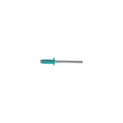 Крашенная заклепка Kenner алюм/сталь 3,2х8 RAL5021 1000шт зк3285021