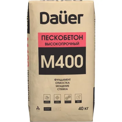 Высокопрочный армированный пескобетон Daüer М-400 Dauer 936107