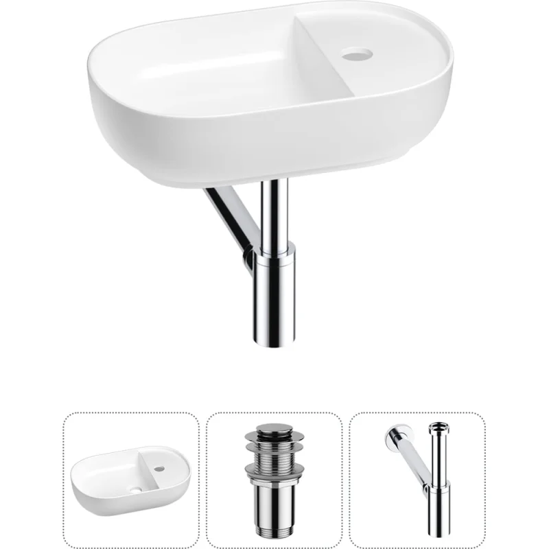 Мини-раковина для ванной комнаты или туалета Wellsee WC Area в наборе 3 в 1 20212097R