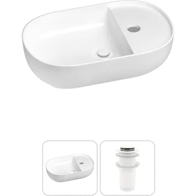 Мини-раковина для ванной комнаты или туалета Wellsee WC Area в наборе 2 в 1 20212096R