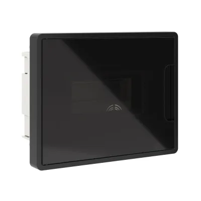 Щит распределительный встраиваемый DKC Frame ЩРВ-П пластиковый IP40 224х181х100 мм 8 модулей черная дверь (F08B1BDDIY)