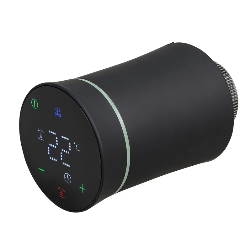 Умная термоголовка для радиатора Zigbee Sibling Smart Home черная